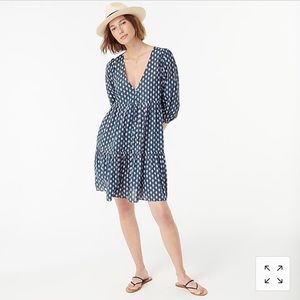 J.Crew Tiered Cotton Voile Beach Dress
